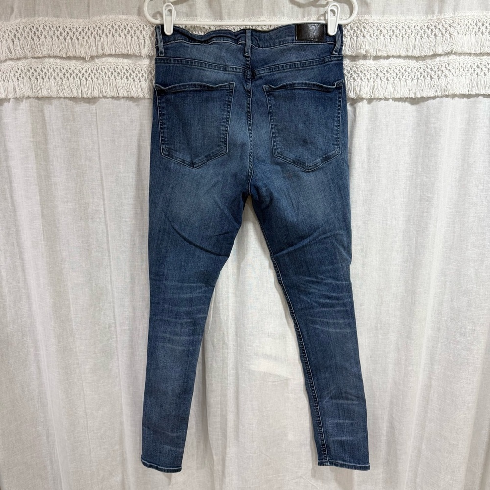 Express Perfect Legging High Rise Denim Size 12 - Picture 4 of 5